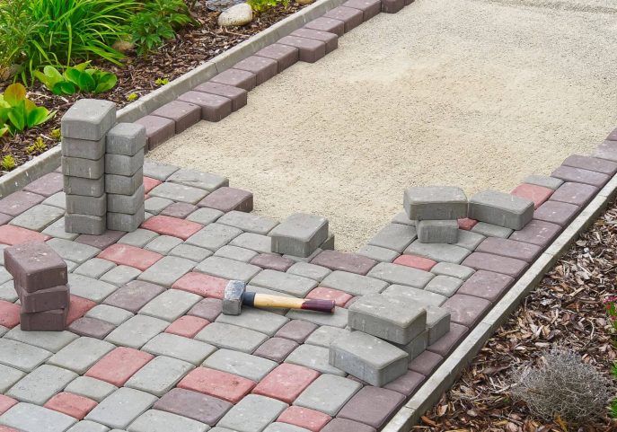 Walkway Pavers Installation